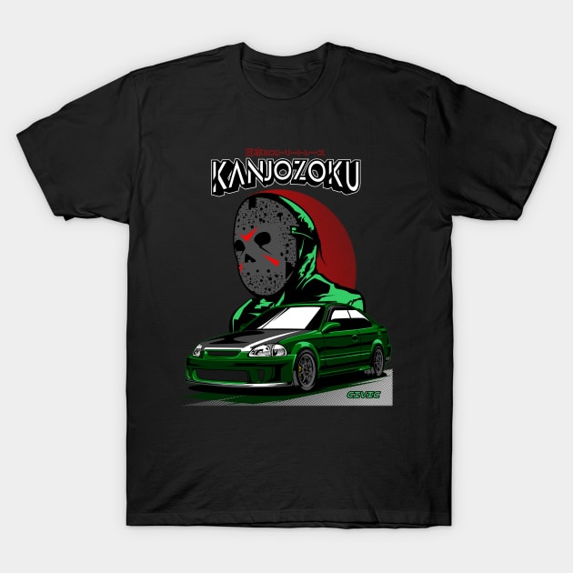 Civic Kanjozoku T-Shirt by aredie19